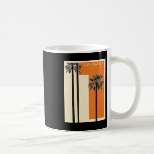 Caneca De Café Poster de Los Angeles Bauhaus - Palm Trees Minimal