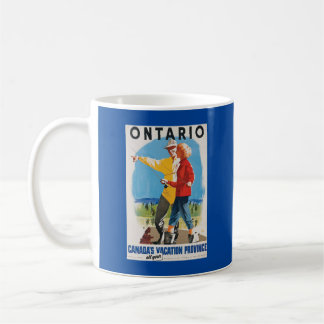 Caneca De Café Poster de Ontário Viagem