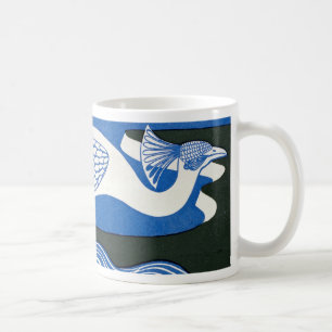 Caneca De Café Poster de Publicidade Vintage Art Nouveau - Peacoc