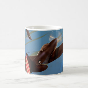 Caneca De Café Poster de viagens Clássico Vintage WW2