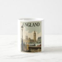 Poster de viagens Vintage England - Retro London