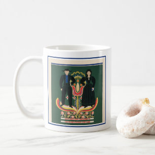 Caneca De Café Poster De viagens vintage Para Lancaster County, P