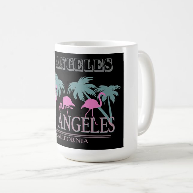Caneca De Café Poster Hollywood Blvd. Coffee Mug (Frente Esquerda)