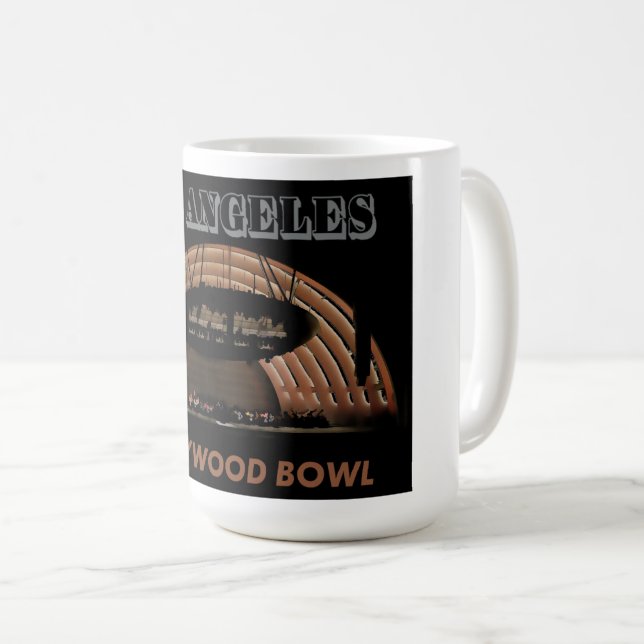 Caneca De Café Poster Hollywood Blvd. Coffee Mug (Frente Esquerda)