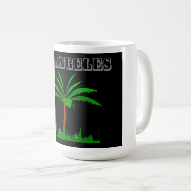 Caneca De Café Poster Hollywood Blvd. Coffee Mug (Frente Esquerda)