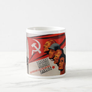 Caneca De Café Posters do _Propaganda do partido comunista (1937)