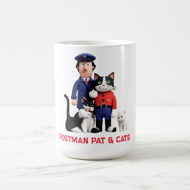 Caneca De Café Postman Pat & Cats (Centro)