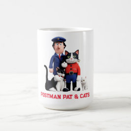 Caneca De Café Postman Pat & Cats