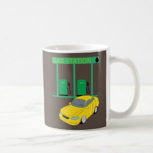 Caneca De Café Posto de Gasolina