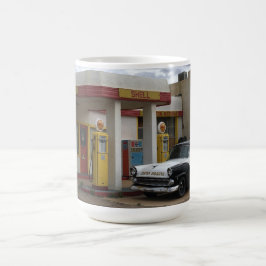 Caneca De Café Posto de Gasolina Antigo do Arizona
