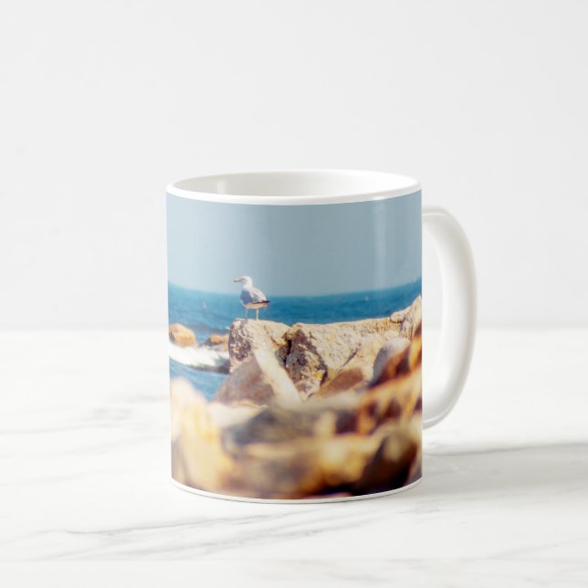 Caneca De Café Posto de Gull (Frente Esquerda)