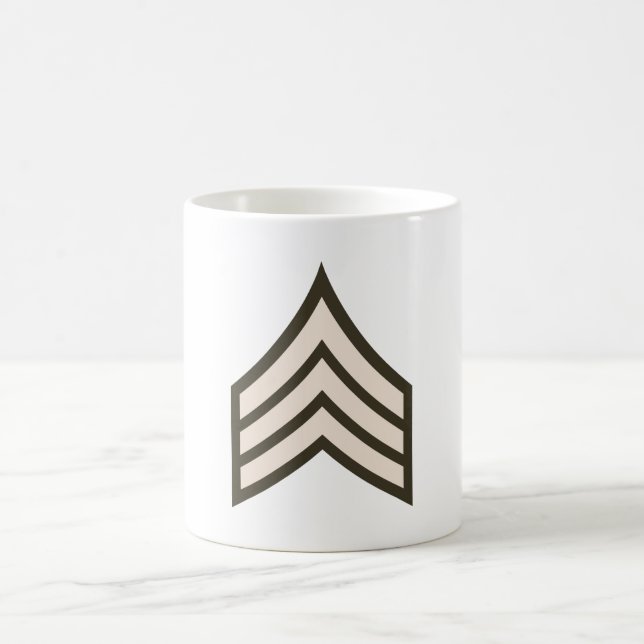 Caneca De Café posto de Sargento do Exército (Centro)