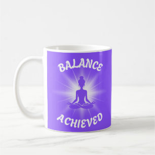 Caneca De Café Postura de Lótus Equilibrada