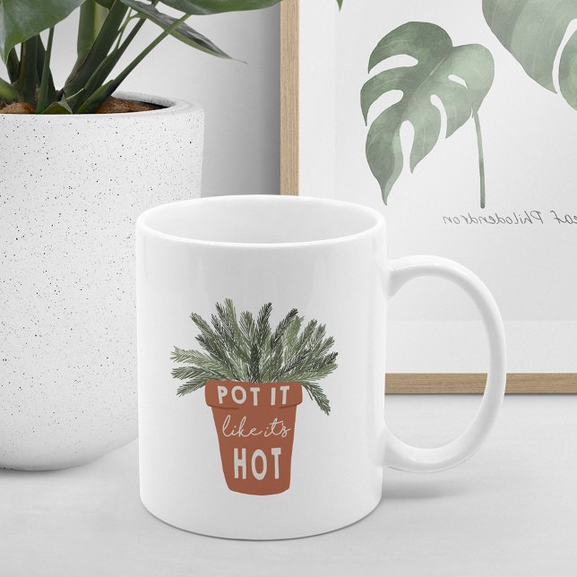 Caneca De Café Pote como se fosse um lover de Quente Planta (Criador carregado)