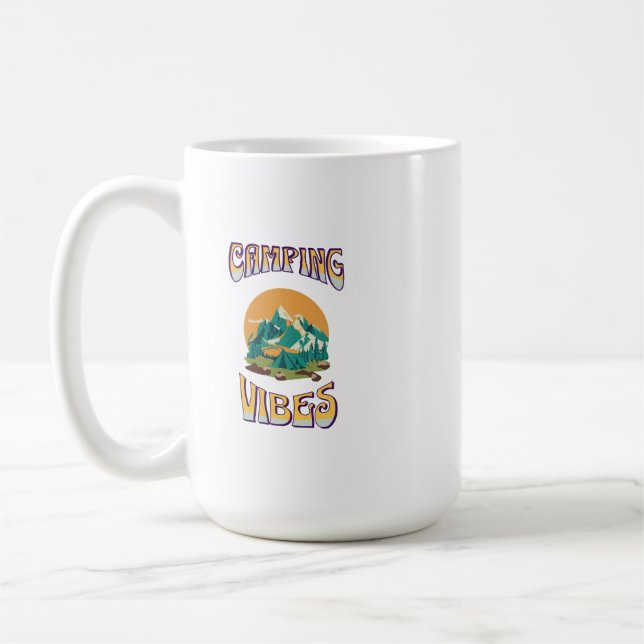 Caneca De Café Pote de chá temático de acampamento (Esquerda)