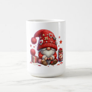 Caneca De Café Pote de corações do Dia dos Namorados do Gnome