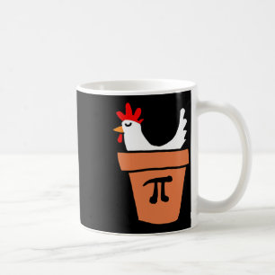 Caneca De Café Pote de frango Torta Engraçada Matemática Pover Pu