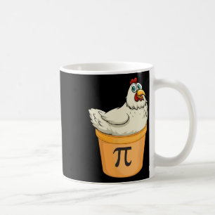 Caneca De Café Pote De Galinha Pie Engraçado Matemática Pun Pote