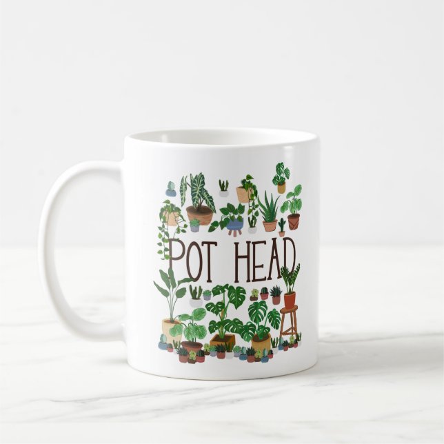 Caneca De Café Pote de jardinagem (Esquerda)