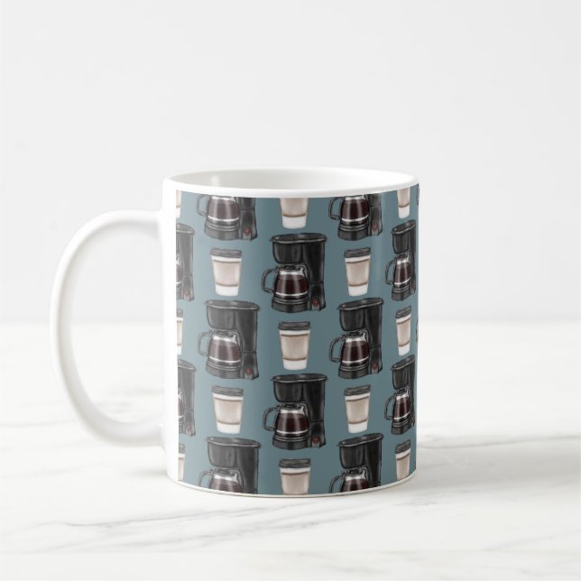 Caneca De Café Potes de café e refrigeradores de papel (Esquerda)