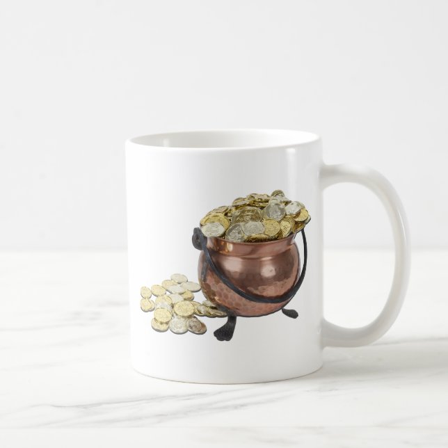 Caneca De Café PotOfGold070111 (Direita)