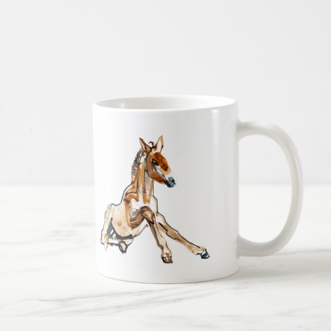 Caneca De Café Potro do ocre (Direita)