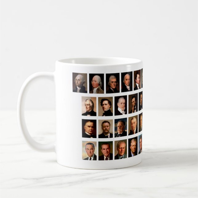 Caneca De Café POTUS Portraits Mug (Esquerda)