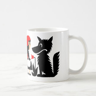 Caneca De Café Pouca capa de equitação vermelha