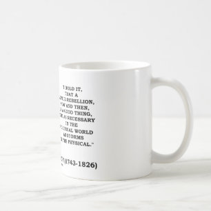 Caneca De Café Pouca rebelião agora então uma boa coisa políti