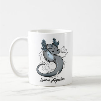 Caneca De Café Pouca salamandra aquática da sirene