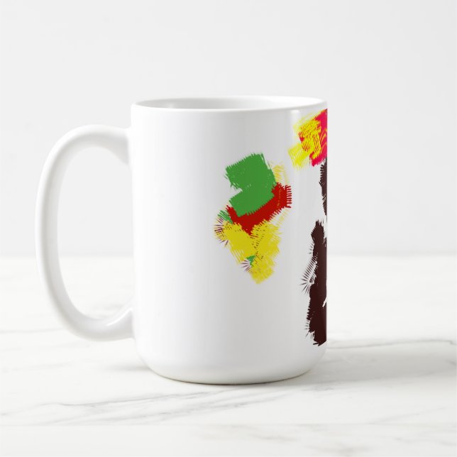 Caneca De Café Pouco de outono de Gato Negro (Esquerda)