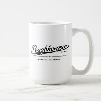 Caneca De Café Poughkeepsie - Queen City of Hudson - Black