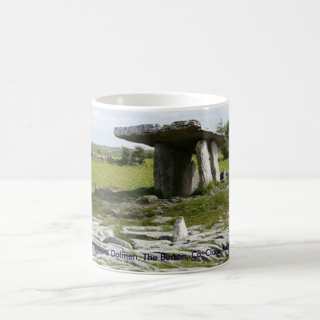 Caneca De Café Poulnabrone Dolmen, The Burren, Clare, Irlanda (Centro)