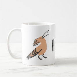 Caneca De Café Poupa na Toscana Itália Observação de Aves 