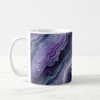 Caneca De Café Pour de Fluido Geodo Ametist