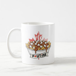 Caneca De Café Poutine