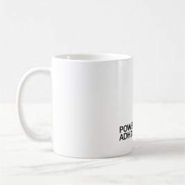 Caneca De Café Powered By ADHD & Elvanse