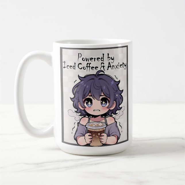 Caneca De Café Powered by Iced Coffee (Esquerda)