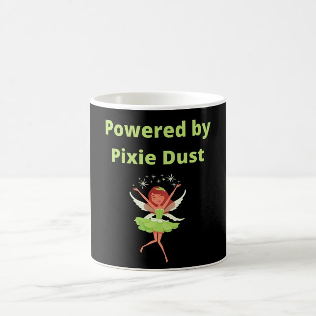 Caneca De Café Powered by Pixie Dust (Centro)