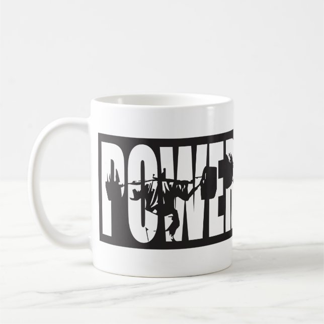 Caneca De Café Powerlifting (Esquerda)