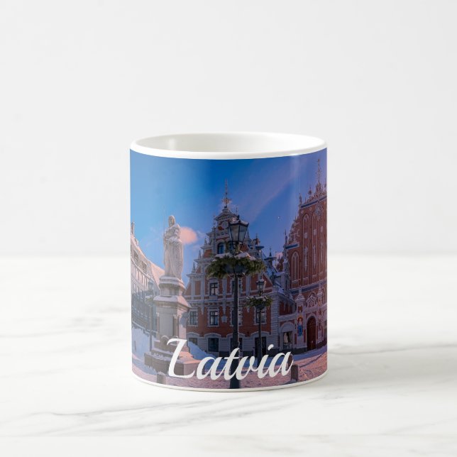 Caneca De Café Praça da Prefeitura de Riga na Mug de Café de inve (Centro)