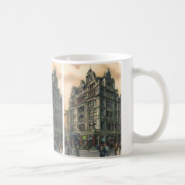 Caneca De Café Praça Leicester Hotel Queens Queens da Arquitetura (Direita)