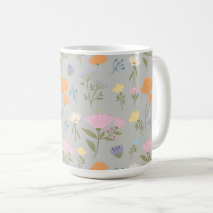 Caneca De Café Prado colorido sobre cinza