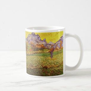 Caneca De Café Prado nas Montanhas por Vincent van Gogh