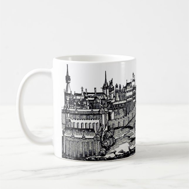 Caneca De Café Praga capital medieval da República Checa (Esquerda)