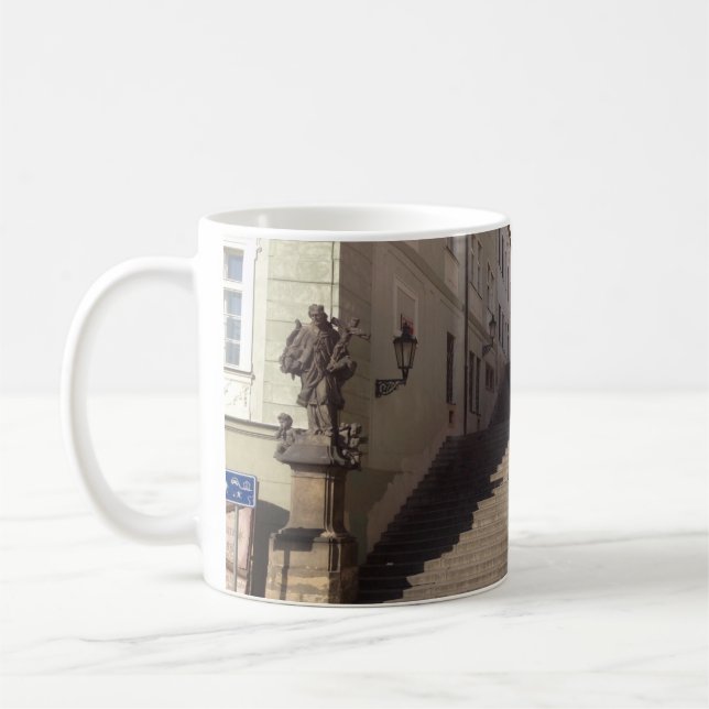 Caneca De Café Praga degraus (Radnicke schody) Coffee Mug (Esquerda)