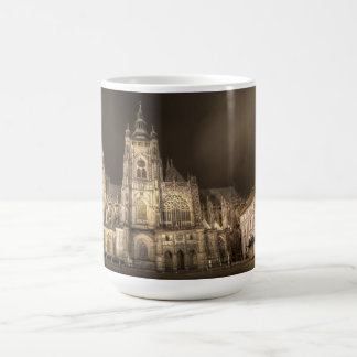 Caneca De Café Prague Castle Night