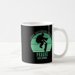 Caneca De Café Prague República Tcheca Skate Urna Skateboardi