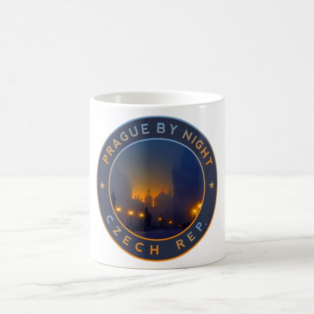 Caneca De Café Praha da Noite. República Checa Praga (Centro)