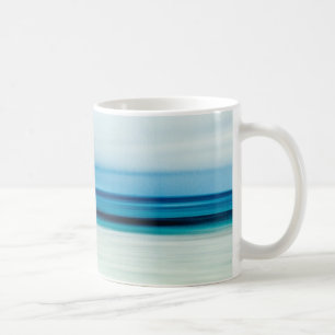 Caneca De Café Praia Arenosa Tropical da Flórida, Oceano & Ondas